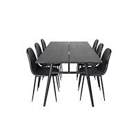 Venture Home Matgrupp Sleek med stolarna Polar