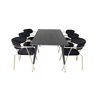 Venture Home Matgrupp Dipp med stolarna Arrow