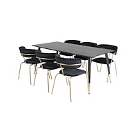 Venture Home Matgrupp Dipp med stolarna Arrow
