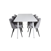 Venture Home Matgrupp Polar med stolarna Velvet