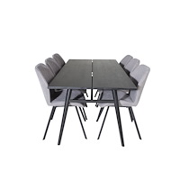 Venture Home Matgrupp Sleek med stolarna Gemma