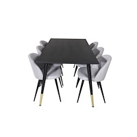 Venture Home Matgrupp Dipp med stolarna Velvet