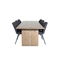 Venture Home Logger Rektangulär Matgrupp