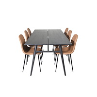 Venture Home Matgrupp Sleek med stolarna Polar