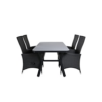 Venture Home Matgrupp Virya med stolarna Padova