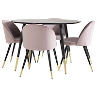 Venture Home Matgrupp Dipp med stolarna Velvet