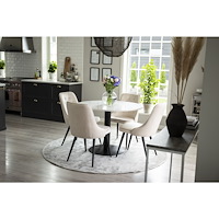 Venture Home Matgrupp Razzia med stolarna Velvet Deluxe