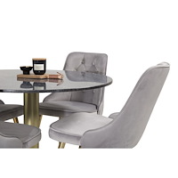 Venture Home Estelle Rund Matgrupp