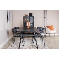 Venture Home Matgrupp Sleek med 4st matstolar Arrow