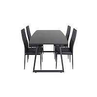 Venture Home Matgrupp Inca med stolarna Slim
