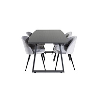 Venture Home Matgrupp Inca med stolarna Velvet