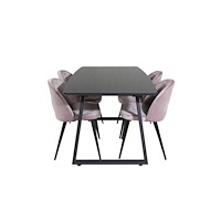 Venture Home Matgrupp Inca med stolarna Velvet