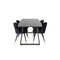 Venture Home Matgrupp Inca med stolarna Velvet