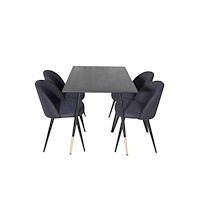 Venture Home Matgrupp Dipp med stolarna Velvet