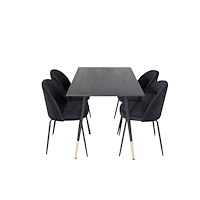 Venture Home Matgrupp Dipp med stolarna Wrinkles