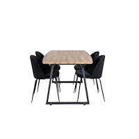 Venture Home Matgrupp Inca med stolarna Wrinkles