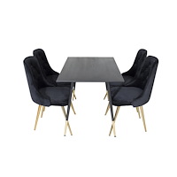 Venture Home Matgrupp Dipp med stolarna Velvet Deluxe
