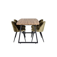 Venture Home Matgrupp Inca med stolarna Velvet