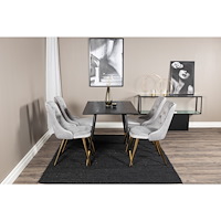 Venture Home Matgrupp Dipp med stolarna Velvet Deluxe
