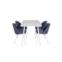 Venture Home Matgrupp Polar med stolarna Velvet