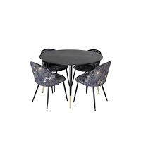 Venture Home Matgrupp Dipp med stolarna Velvet