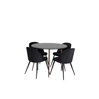 Venture Home Matgrupp Plaza med stolarna Velvet
