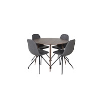 Venture Home Matgrupp Plaza med stolarna Polar