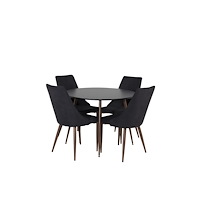 Venture Home Matgrupp Plaza med stolarna Leone