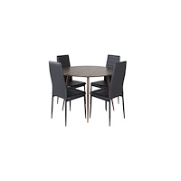 Venture Home Matgrupp Plaza med stolarna Slim