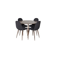 Venture Home Matgrupp Plaza med stolarna Polar