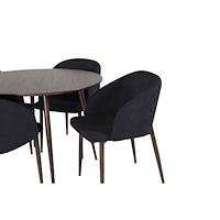 Venture Home Plaza Rund Matgrupp