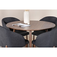Venture Home Plaza Rund Matgrupp