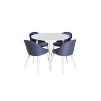 Venture Home Matgrupp Plaza med stolarna Velvet