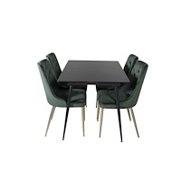Venture Home Silar Matbord med Velvet Deluxe Stolarna