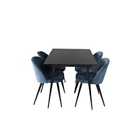 Venture Home Silar Matbord med Velvet Stolarna