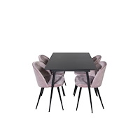 Venture Home Matgrupp Silar med stolarna Velvet
