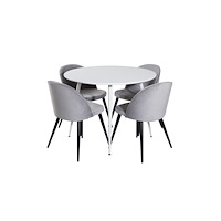 Venture Home Matgrupp Plaza med stolarna Velvet