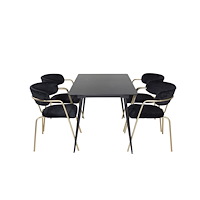 Venture Home Matgrupp Silar med stolarna Arrow
