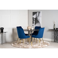Venture Home Matgrupp Dipp med stolarna Velvet Deluxe
