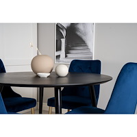 Venture Home Matgrupp Dipp med stolarna Velvet Deluxe