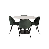 Venture Home Matgrupp Razzia med stolarna Velvet