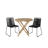 Venture Home Matgrupp Cane med stolarna Lindos