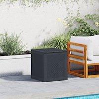 vidaXL Förvaringslåda för trädgård antracit 55x53x57 cm PP