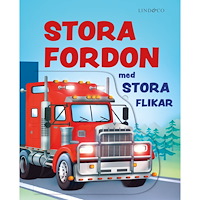 Lind & Co Stora fordon med stora flikar (bok, board book)