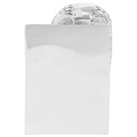 vidaXL Bokstöd 2 st Silver 7x9x11 cm Aluminium Uggla