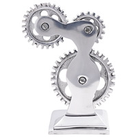 vidaXL Bokstöd 2 st Silver 10x10x22 cm Aluminium Cog