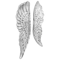 vidaXL vingar silver 91x31x5 cm Aluminium
