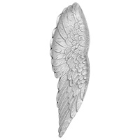 vidaXL Liten Vingskulptur i Silver 17x5x59 cm i Aluminium