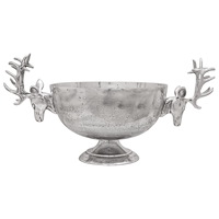 vidaXL Silver Cup 62x35x33 cm Aluminium