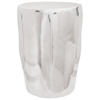 vidaXL Face Stol Silver 33x33x45 cm Aluminium